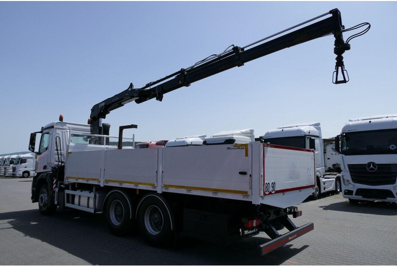 Mercedes-Benz AROCS 2633 - 栏板式/ 平板卡车, 起重车:图3 Mercedes-Benz AROCS 2633 - 栏板式/ 平板卡车, 起重车:图3