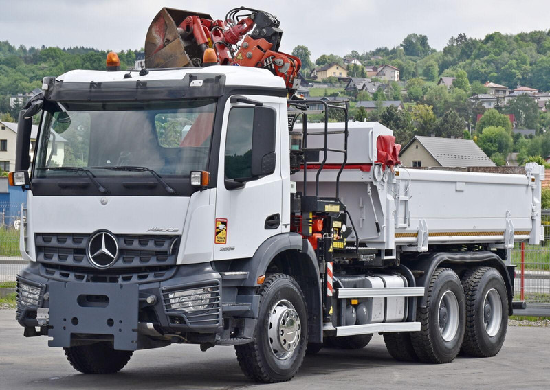 Mercedes-Benz AROCS 2635* FASSI F165AZ.0.22 + FUNK * 6x4 - 翻斗车, 起重车:图5 Mercedes-Benz AROCS 2635* FASSI F165AZ.0.22 + FUNK * 6x4 - 翻斗车, 起重车:图5