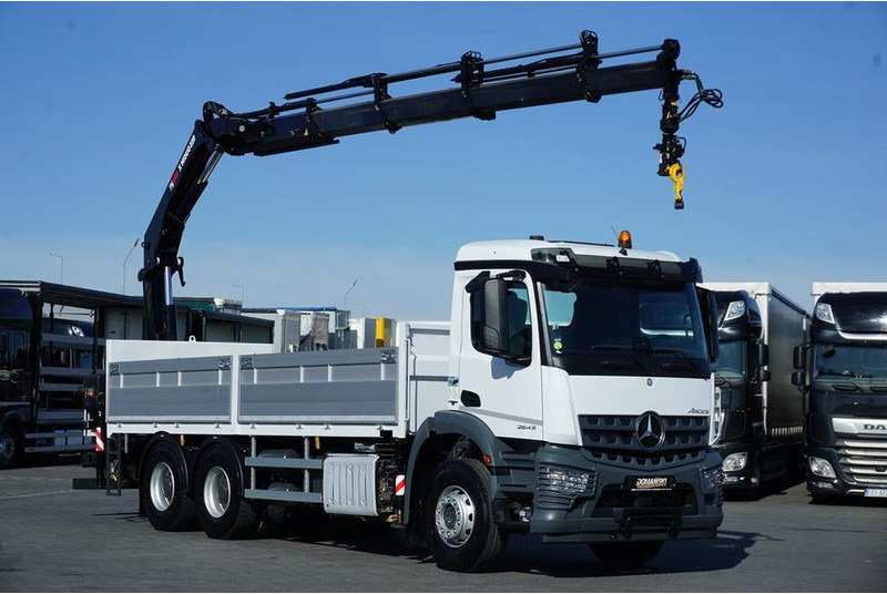 Mercedes-Benz AROCS / 2643 / 6 X 4 / SKRZYNIOWY + HDS / HIAB 228 E – 4 / WYS. - 栏板式/ 平板卡车, 起重车:图2 Mercedes-Benz AROCS / 2643 / 6 X 4 / SKRZYNIOWY + HDS / HIAB 228 E – 4 / WYS. - 栏板式/ 平板卡车, 起重车:图2