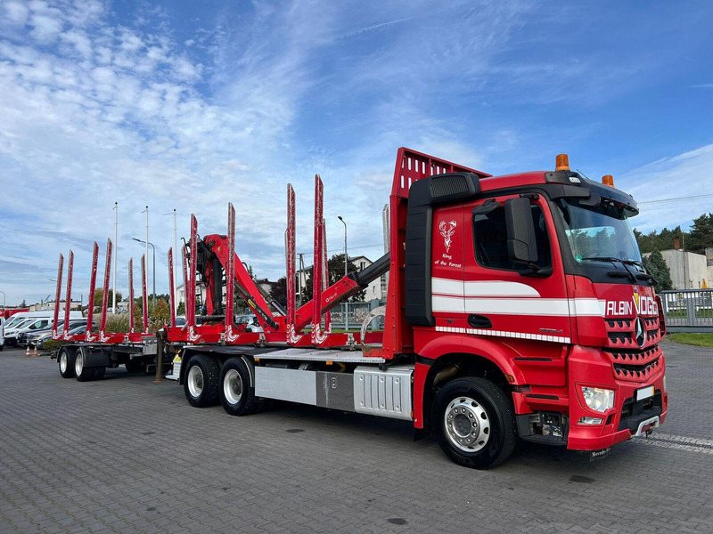 Mercedes-Benz AROCS 2645 EURO 6 6x4 TIMBER CARRIER HOLZTRANSPORT PALFINGER EPS - 木材运输车, 起重车:图5 Mercedes-Benz AROCS 2645 EURO 6 6x4 TIMBER CARRIER HOLZTRANSPORT PALFINGER EPS - 木材运输车, 起重车:图5