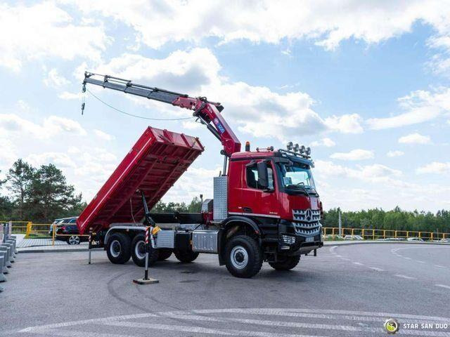 Mercedes-Benz AROCS 3345 6x6 HMF 3220 K hds Crane tipper - 翻斗车, 起重车:图5 Mercedes-Benz AROCS 3345 6x6 HMF 3220 K hds Crane tipper - 翻斗车, 起重车:图5