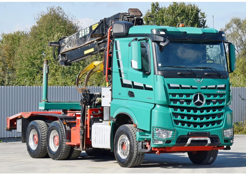 Mercedes-Benz AROCS 3363 *HOLZTRANSPORTER * LOGLIFT 251S /6x4 - 木材运输车, 起重车:图4 Mercedes-Benz AROCS 3363 *HOLZTRANSPORTER * LOGLIFT 251S /6x4 - 木材运输车, 起重车:图4