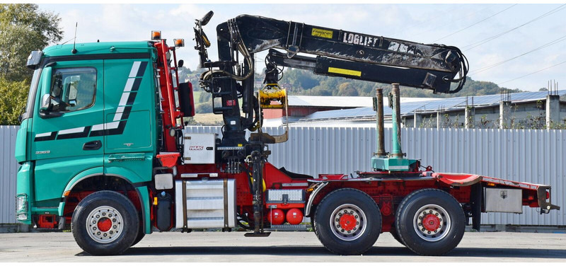 Mercedes-Benz AROCS 3363 *HOLZTRANSPORTER * LOGLIFT 251S /6x4 - 木材运输车, 起重车:图5 Mercedes-Benz AROCS 3363 *HOLZTRANSPORTER * LOGLIFT 251S /6x4 - 木材运输车, 起重车:图5