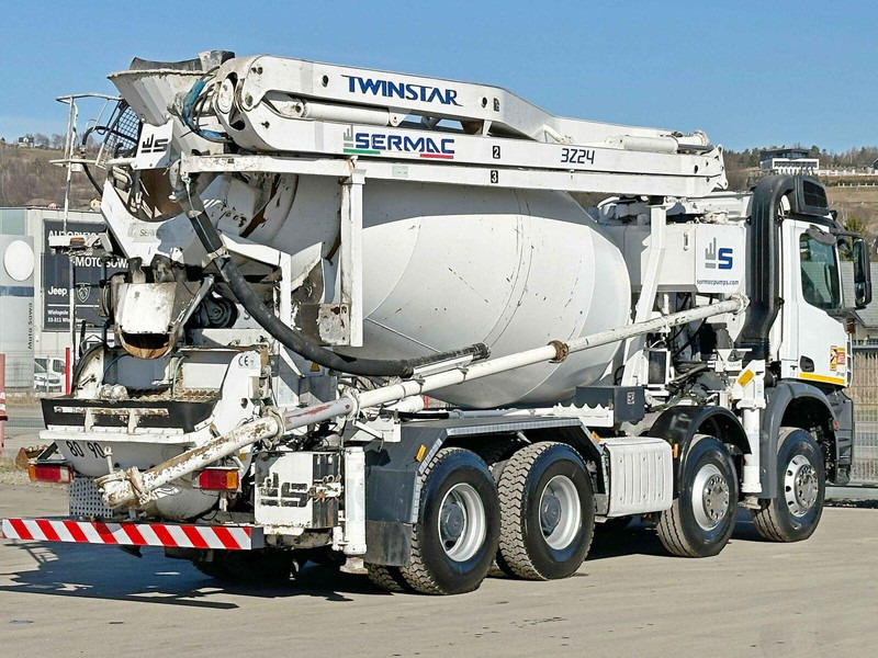 Mercedes-Benz AROCS 3743 * Betonpumpe + FUNK * 8x4 * TOP - 混凝土搅拌车:图5 Mercedes-Benz AROCS 3743 * Betonpumpe + FUNK * 8x4 * TOP - 混凝土搅拌车:图5