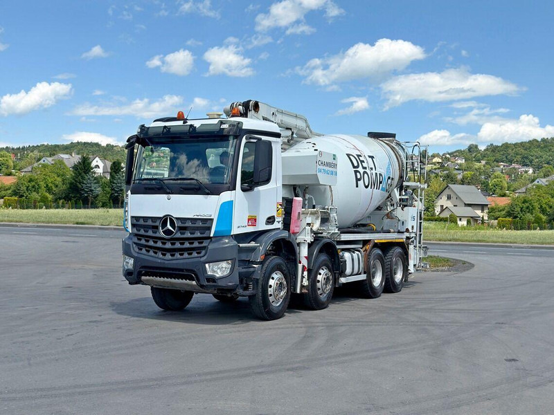 Mercedes-Benz AROCS 3743 * Betonpumpe + FUNK * 8x4 * TOP - 混凝土搅拌车:图2 Mercedes-Benz AROCS 3743 * Betonpumpe + FUNK * 8x4 * TOP - 混凝土搅拌车:图2