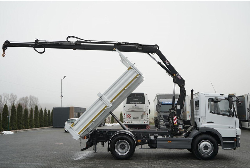 Mercedes-Benz ATEGO 1218 / 4x2 / WYWROTKA + HDS HIAB 0088 BS-3 / PILOT /MANU - 翻斗车, 起重车:图5 Mercedes-Benz ATEGO 1218 / 4x2 / WYWROTKA + HDS HIAB 0088 BS-3 / PILOT /MANU - 翻斗车, 起重车:图5