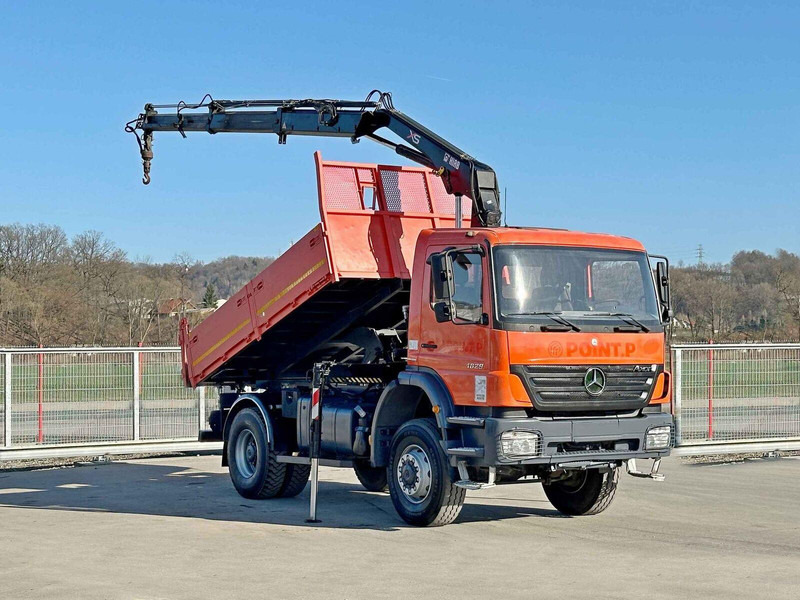 Mercedes-Benz AXOR 1829 * HIAB 1111 HIDUO + FUNK * TOP * 4x4 - 翻斗车, 起重车:图2 Mercedes-Benz AXOR 1829 * HIAB 1111 HIDUO + FUNK * TOP * 4x4 - 翻斗车, 起重车:图2