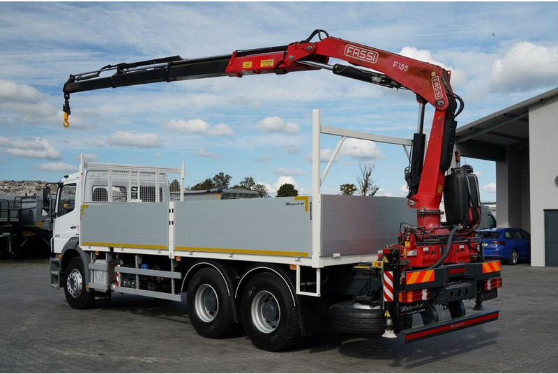 Mercedes-Benz / AXOR 2633 / 6X4 / SKRZYNIOWY - 6,55 M / MOCNA PODŁOGA / HDS FA - 栏板式/ 平板卡车, 起重车:图4 Mercedes-Benz / AXOR 2633 / 6X4 / SKRZYNIOWY - 6,55 M / MOCNA PODŁOGA / HDS FA - 栏板式/ 平板卡车, 起重车:图4