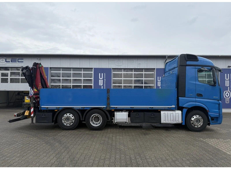 Mercedes-Benz Actros 2545 - Flatbed + crane 6x2 - 栏板式/ 平板卡车, 起重车:图5 Mercedes-Benz Actros 2545 - Flatbed + crane 6x2 - 栏板式/ 平板卡车, 起重车:图5