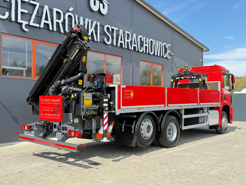 Mercedes-Benz Arocs Actros 2532 / E6 / 6x2 / skrzynia + żuraw Palfinger / budo - 栏板式/ 平板卡车, 起重车:图5 Mercedes-Benz Arocs Actros 2532 / E6 / 6x2 / skrzynia + żuraw Palfinger / budo - 栏板式/ 平板卡车, 起重车:图5