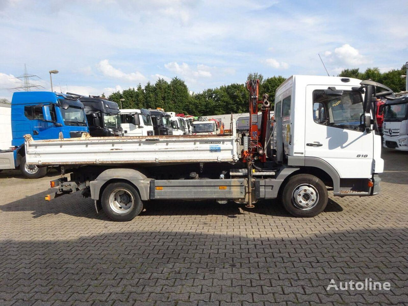 Mercedes-Benz Atego 818 - 3 way tipper+crane - 翻斗车, 起重车:图4 Mercedes-Benz Atego 818 - 3 way tipper+crane - 翻斗车, 起重车:图4