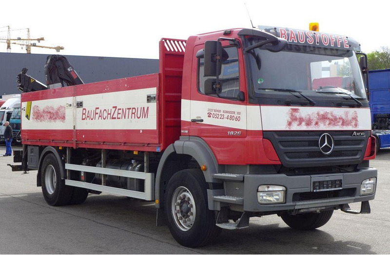 Mercedes-Benz Axor 1826 *Euro5*TÜV*HIAB 099B-2 DUO*1824 1829 - 栏板式/ 平板卡车, 起重车:图4 Mercedes-Benz Axor 1826 *Euro5*TÜV*HIAB 099B-2 DUO*1824 1829 - 栏板式/ 平板卡车, 起重车:图4