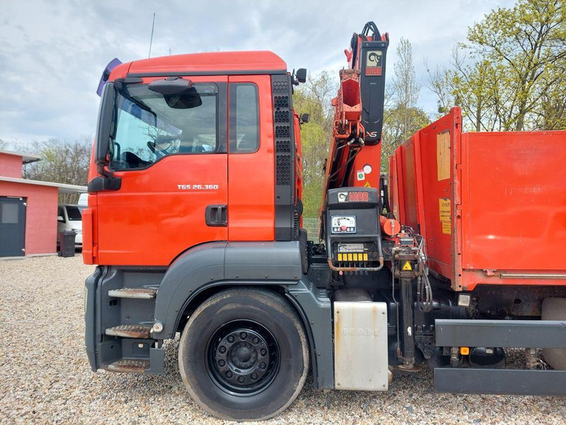 栏板式/ 平板卡车, 起重车 Mercedes-Benz TGS 26.360 FG 6x2, BL, daruval-HIAB 144, Euro5：图9