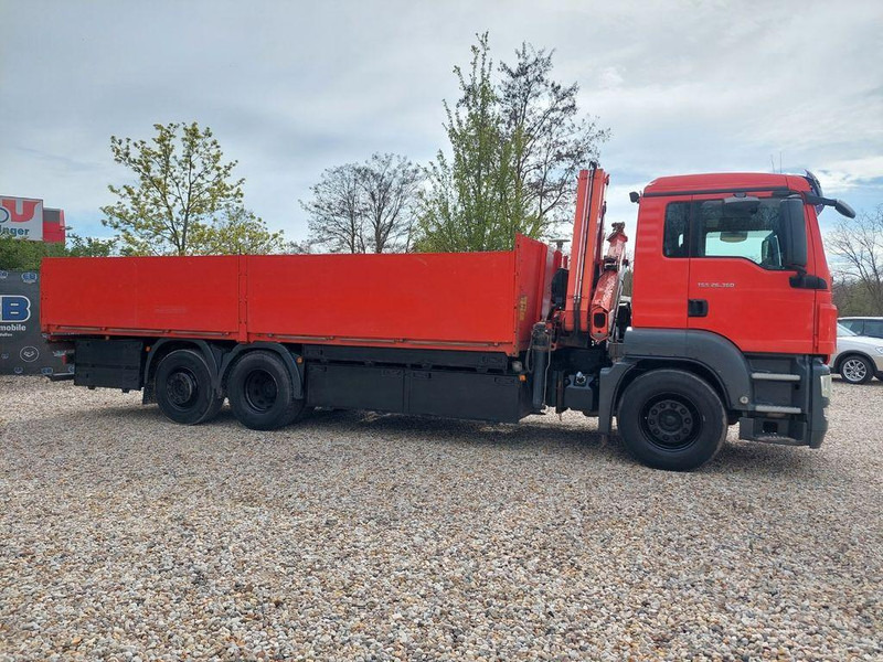 栏板式/ 平板卡车, 起重车 Mercedes-Benz TGS 26.360 FG 6x2, BL, daruval-HIAB 144, Euro5：图6