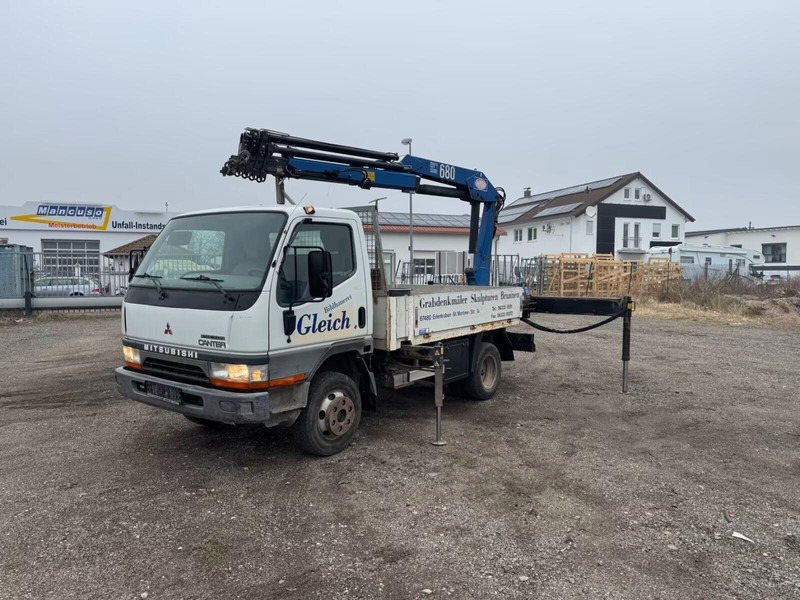 Mitsubishi Canter FE649 - Flatbed truck + crane - 栏板式/ 平板卡车, 起重车:图3 Mitsubishi Canter FE649 - Flatbed truck + crane - 栏板式/ 平板卡车, 起重车:图3