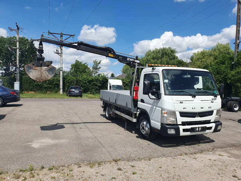 Mitsubishi Fuso Canter 7C15 - Flatbed truck + crane - 栏板式/ 平板卡车, 起重车:图2 Mitsubishi Fuso Canter 7C15 - Flatbed truck + crane - 栏板式/ 平板卡车, 起重车:图2