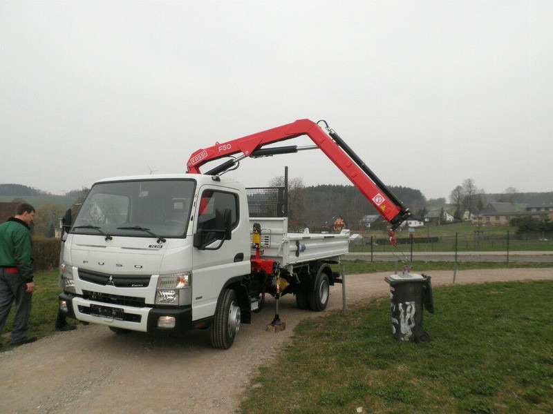 Mitsubishi Fuso Canter 7C15 - Tipper+crane - 翻斗车, 起重车:图1 Mitsubishi Fuso Canter 7C15 - Tipper+crane - 翻斗车, 起重车:图1