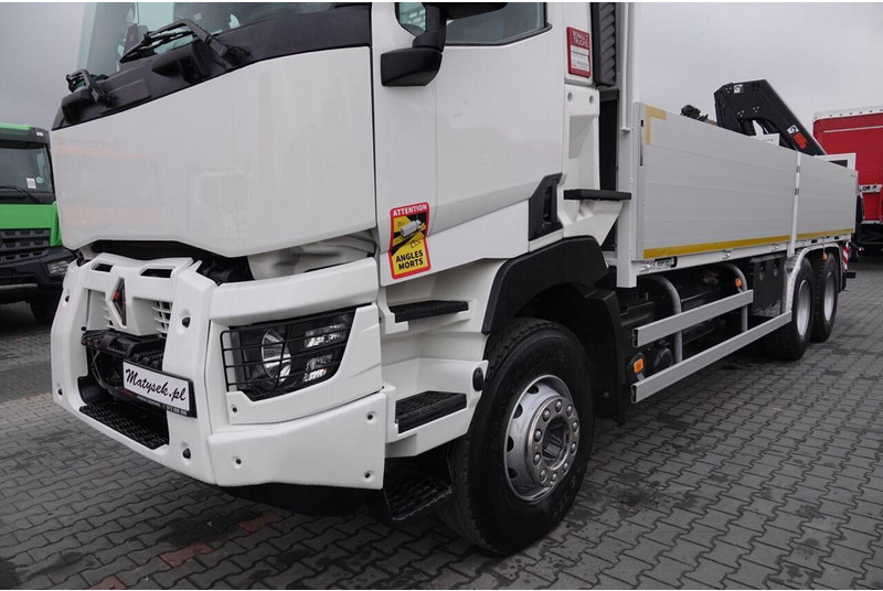 栏板式/ 平板卡车, 起重车 Renault C 380 / 6x4 / SKRZYNIOWY 6,6 m / + HDS HIAB 188 x-hiduo wysów: 1：图16