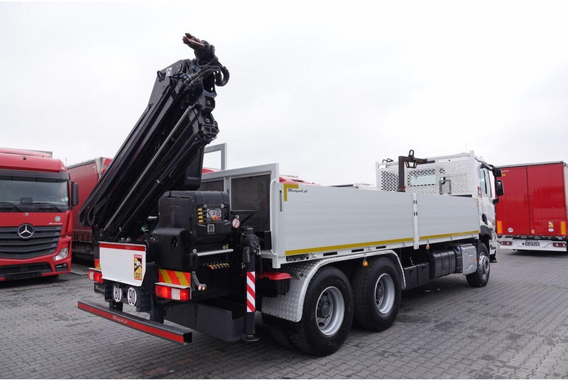 栏板式/ 平板卡车, 起重车 Renault C 380 / 6x4 / SKRZYNIOWY 6,6 m / + HDS HIAB 188 x-hiduo wysów: 1：图11