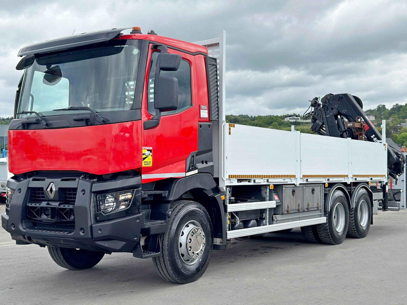 Renault C 400 *HIAB X - HIDUO 188 ES - 4 + FUNK * 6x4 - 栏板式/ 平板卡车, 起重车:图4 Renault C 400 *HIAB X - HIDUO 188 ES - 4 + FUNK * 6x4 - 栏板式/ 平板卡车, 起重车:图4