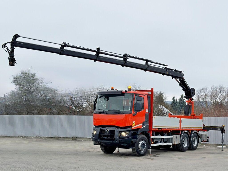 Renault C 430 *HIAB X - HIPRO 188 ES - 5 + FUNK* 6x4 - 栏板式/ 平板卡车, 起重车:图2 Renault C 430 *HIAB X - HIPRO 188 ES - 5 + FUNK* 6x4 - 栏板式/ 平板卡车, 起重车:图2