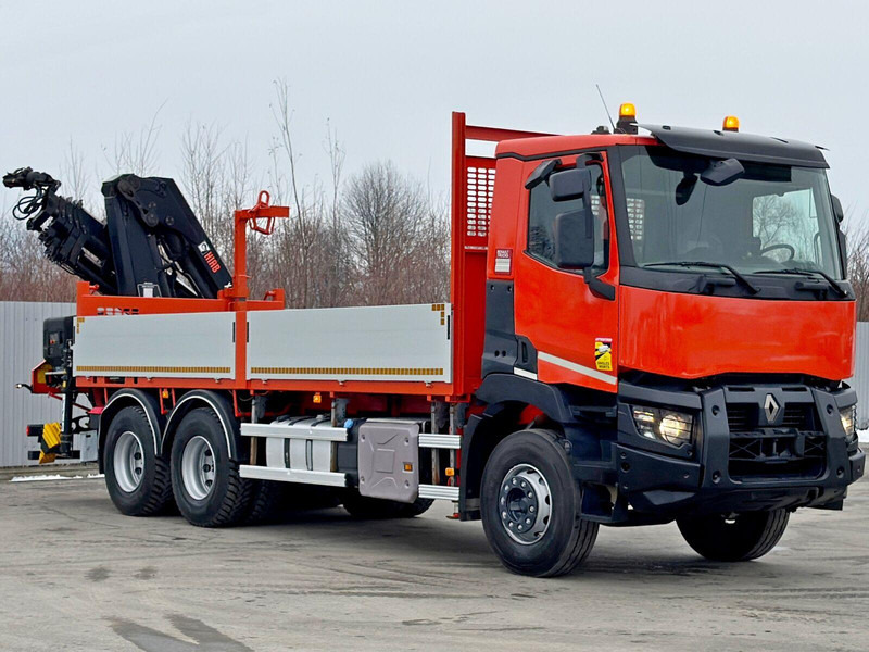 Renault C 430 *HIAB X - HIPRO 188 ES - 5 + FUNK* 6x4 - 栏板式/ 平板卡车, 起重车:图3 Renault C 430 *HIAB X - HIPRO 188 ES - 5 + FUNK* 6x4 - 栏板式/ 平板卡车, 起重车:图3