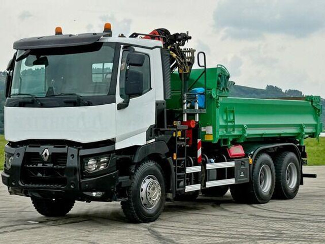 Renault C 430 *KIPPER 5,10 m + PK 16001 - K B* 6x4 - 翻斗车, 起重车:图5 Renault C 430 *KIPPER 5,10 m + PK 16001 - K B* 6x4 - 翻斗车, 起重车:图5