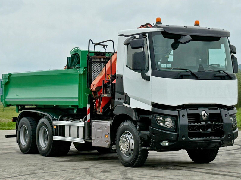 Renault C 430 *KIPPER 5,10 m + PK 16001 - K B* 6x4 - 翻斗车, 起重车:图4 Renault C 430 *KIPPER 5,10 m + PK 16001 - K B* 6x4 - 翻斗车, 起重车:图4