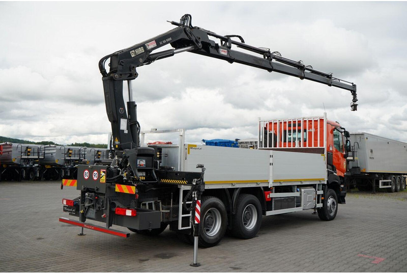 Renault K 380 / 6X4 / SKRZYNIOWY 6.2 M / + HDS HIAB 166 ES-4 / MAX UDŹWI - 栏板式/ 平板卡车, 起重车:图4 Renault K 380 / 6X4 / SKRZYNIOWY 6.2 M / + HDS HIAB 166 ES-4 / MAX UDŹWI - 栏板式/ 平板卡车, 起重车:图4