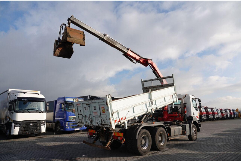 Renault KERAX 410 / 6x4 / WYWROTKA + HDS FASSI F150 / HYDROBURTA / BORDM - 翻斗车, 起重车:图5 Renault KERAX 410 / 6x4 / WYWROTKA + HDS FASSI F150 / HYDROBURTA / BORDM - 翻斗车, 起重车:图5