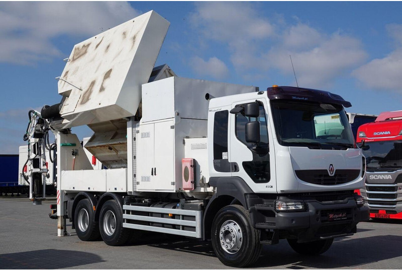 Renault KERAX 450 / 6x4 / MTS SAUGBAGGER 3A11T /ASENIZACYJNY / ŁADOWARKA - 真空车:图1 Renault KERAX 450 / 6x4 / MTS SAUGBAGGER 3A11T /ASENIZACYJNY / ŁADOWARKA - 真空车:图1
