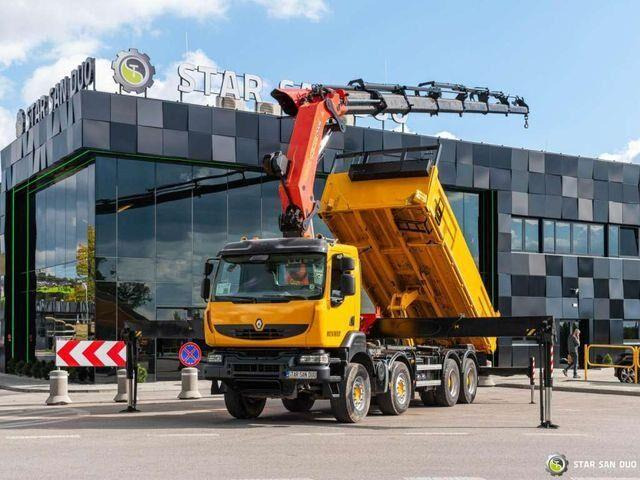 Renault KERAX 450 8x4 PALFINGER PK 60002 Crane Tipper - 翻斗车, 起重车:图1 Renault KERAX 450 8x4 PALFINGER PK 60002 Crane Tipper - 翻斗车, 起重车:图1