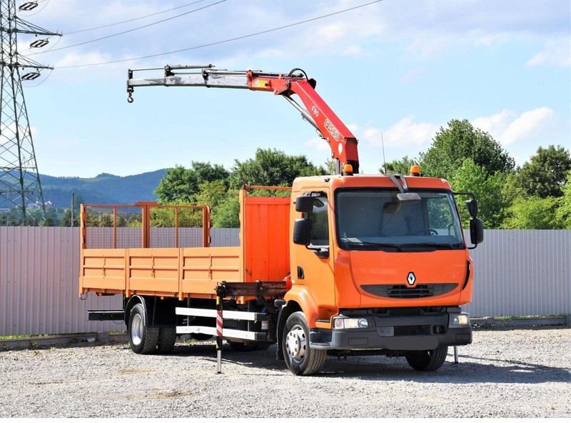 Renault MIDLUM 220 DXI - 栏板式/ 平板卡车, 起重车:图1 Renault MIDLUM 220 DXI - 栏板式/ 平板卡车, 起重车:图1