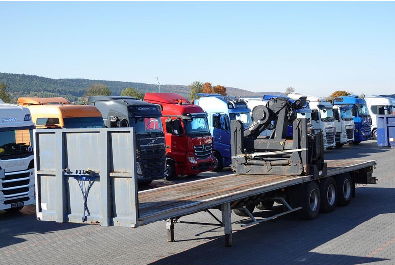 Samro NACZEPA PLATFORMA / + HDS HIAB R 150 F3 - WYSÓW : 8 METRÓW - 栏板式/ 平板半拖车:图1 Samro NACZEPA PLATFORMA / + HDS HIAB R 150 F3 - WYSÓW : 8 METRÓW - 栏板式/ 平板半拖车:图1