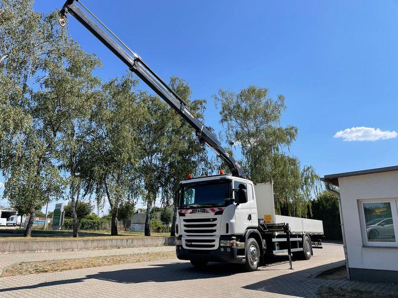 Scania G 380 Pritsche Kran Hiab 122B - 栏板式/ 平板卡车, 起重车:图1 Scania G 380 Pritsche Kran Hiab 122B - 栏板式/ 平板卡车, 起重车:图1