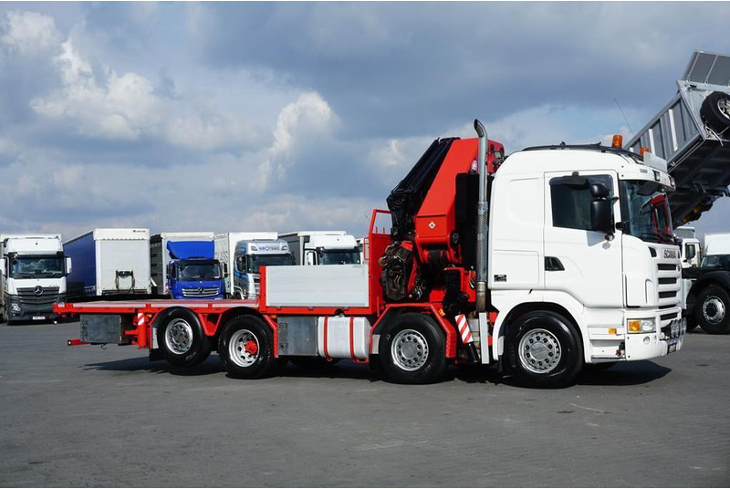 Scania G 480 / 8 X 2 / SKRZYNIOWY + HDS / HMF THOR - O K6 + JIB FJ 2000 - 栏板式/ 平板卡车, 起重车:图5 Scania G 480 / 8 X 2 / SKRZYNIOWY + HDS / HMF THOR - O K6 + JIB FJ 2000 - 栏板式/ 平板卡车, 起重车:图5
