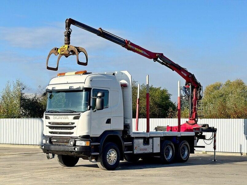 Scania G490 - 木材运输车, 起重车:图2 Scania G490 - 木材运输车, 起重车:图2