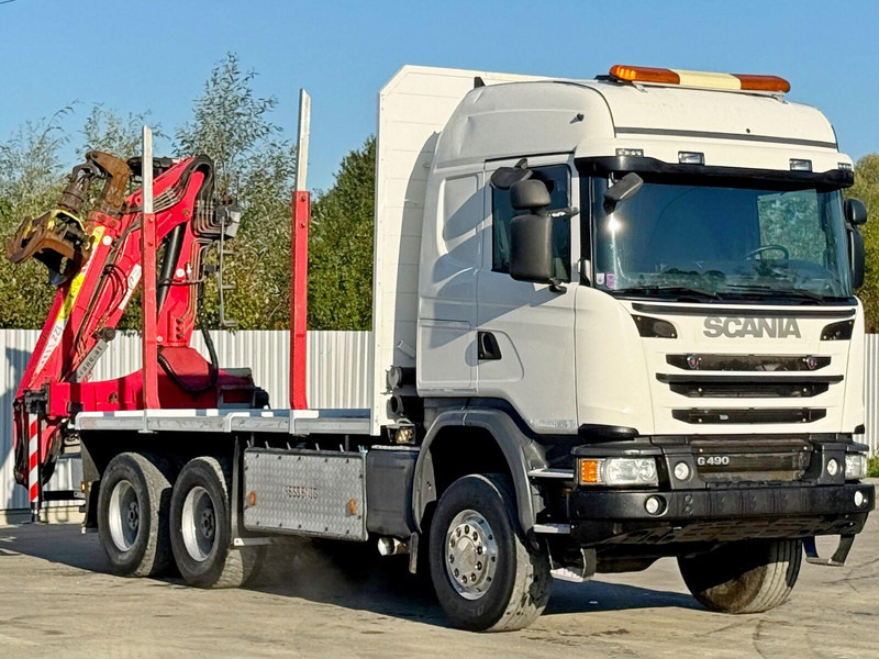 Scania G490 - 木材运输车, 起重车:图3 Scania G490 - 木材运输车, 起重车:图3