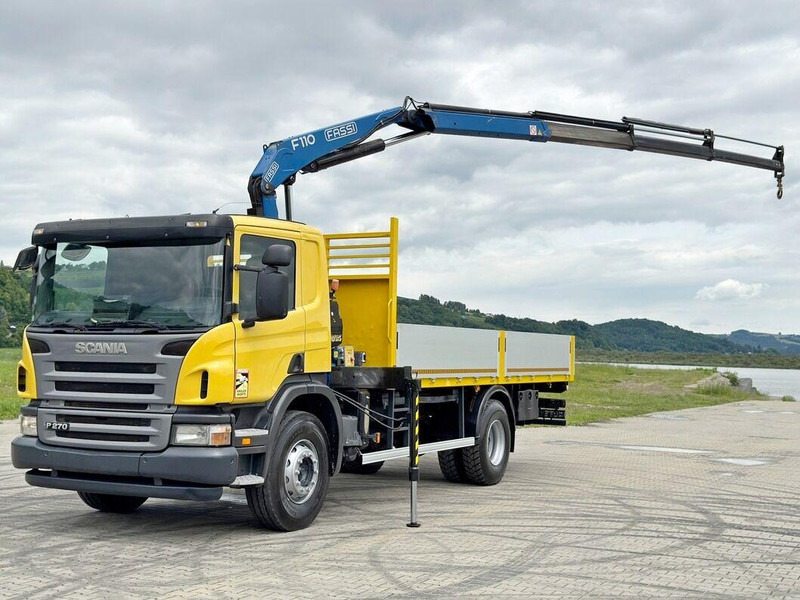 Scania P 270 * FASSI F110A.23 + FUNK * TOPZUSTAND - 栏板式/ 平板卡车, 起重车:图2 Scania P 270 * FASSI F110A.23 + FUNK * TOPZUSTAND - 栏板式/ 平板卡车, 起重车:图2