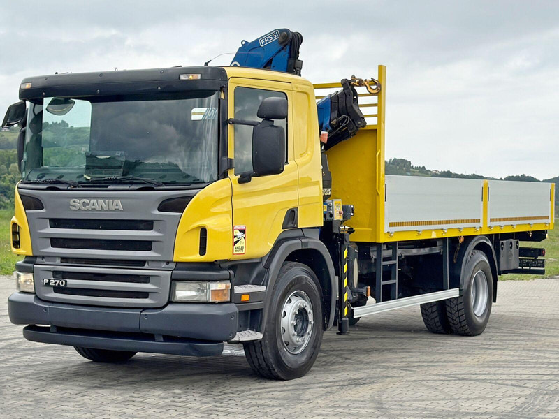 Scania P 270 * FASSI F110A.23 + FUNK * TOPZUSTAND - 栏板式/ 平板卡车, 起重车:图4 Scania P 270 * FASSI F110A.23 + FUNK * TOPZUSTAND - 栏板式/ 平板卡车, 起重车:图4