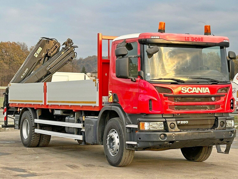 Scania P 280 * HIAB 122 E - 2 HIDUO + FUNK* TOPZUSTAND - 栏板式/ 平板卡车, 起重车:图4 Scania P 280 * HIAB 122 E - 2 HIDUO + FUNK* TOPZUSTAND - 栏板式/ 平板卡车, 起重车:图4