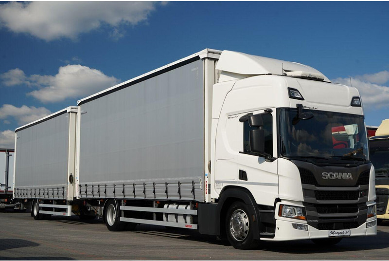 Scania P 280 / TANDEM / 4X2 / MEGA / I-PARK COOL / PRZYCZEPA WECON / S - 侧帘卡车:图1 Scania P 280 / TANDEM / 4X2 / MEGA / I-PARK COOL / PRZYCZEPA WECON / S - 侧帘卡车:图1