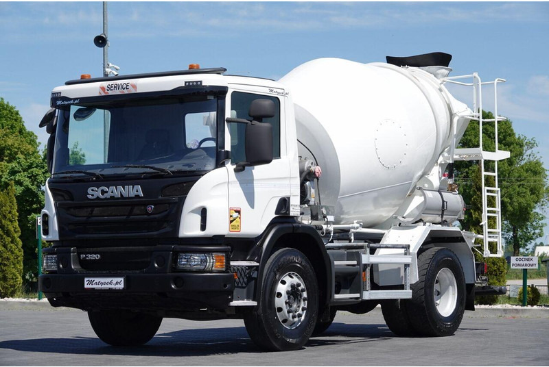 Scania P 320 / BETONOMIESZARKA / GRUSZKA / 6 m3 / EURO 6 - 混凝土搅拌车:图1 Scania P 320 / BETONOMIESZARKA / GRUSZKA / 6 m3 / EURO 6 - 混凝土搅拌车:图1
