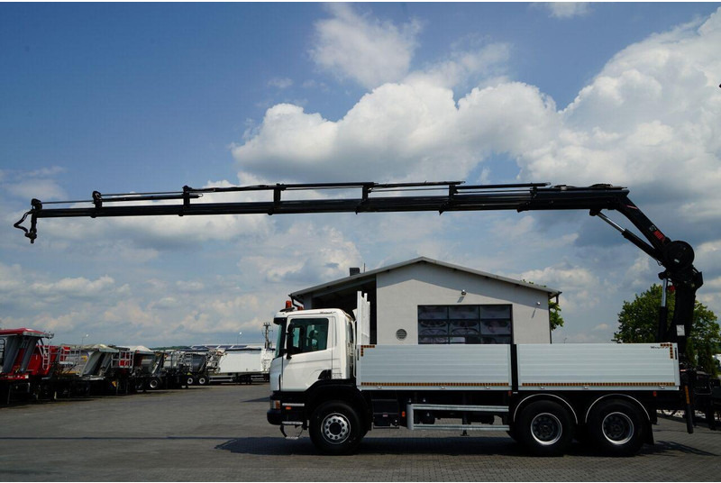 Scania P 360 / 6X4 / SKRZYNIOWY 4.85 + HDS HIAB 211 E-6 HIDUO / UDŹWIG - 栏板式/ 平板卡车, 起重车:图5 Scania P 360 / 6X4 / SKRZYNIOWY 4.85 + HDS HIAB 211 E-6 HIDUO / UDŹWIG - 栏板式/ 平板卡车, 起重车:图5