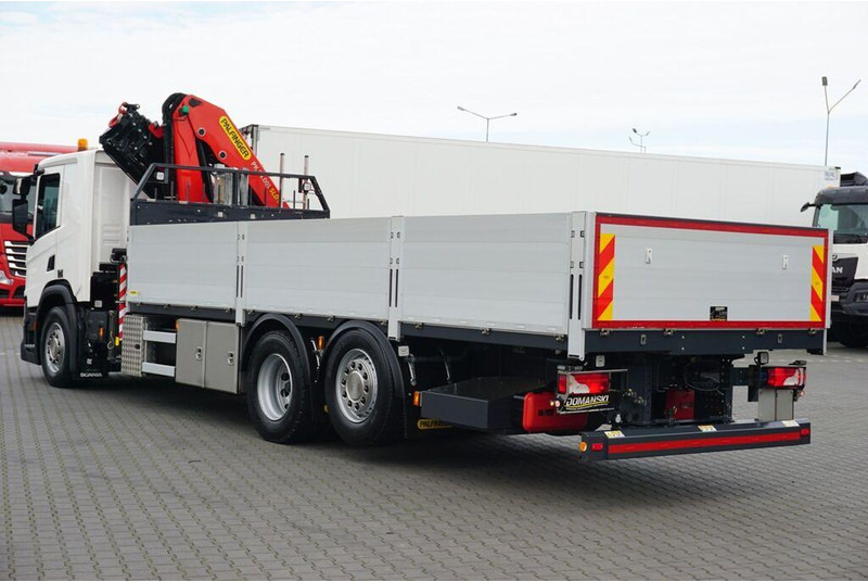 Scania P 410 / 6 X 2 / SKRZYNIOWY + HDS / PALFINGER PK 24 001 / OŚ SKRĘ - 栏板式/ 平板卡车, 起重车:图5 Scania P 410 / 6 X 2 / SKRZYNIOWY + HDS / PALFINGER PK 24 001 / OŚ SKRĘ - 栏板式/ 平板卡车, 起重车:图5
