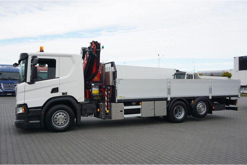 Scania P 410 / 6 X 2 / SKRZYNIOWY + HDS / PALFINGER PK 24 001 / OŚ SKRĘ - 栏板式/ 平板卡车, 起重车:图3 Scania P 410 / 6 X 2 / SKRZYNIOWY + HDS / PALFINGER PK 24 001 / OŚ SKRĘ - 栏板式/ 平板卡车, 起重车:图3