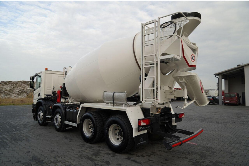Scania P 410 / 8x4 / BETONOMIESZARKA / GRUSZKA / PUTZMEISTER / 9m3 / AU - 混凝土搅拌车:图3 Scania P 410 / 8x4 / BETONOMIESZARKA / GRUSZKA / PUTZMEISTER / 9m3 / AU - 混凝土搅拌车:图3
