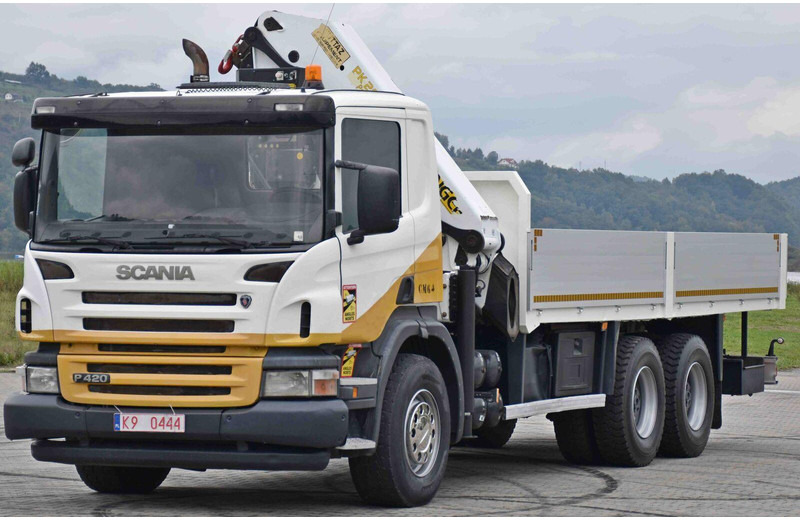 Scania P 420 - 栏板式/ 平板卡车, 起重车:图3 Scania P 420 - 栏板式/ 平板卡车, 起重车:图3