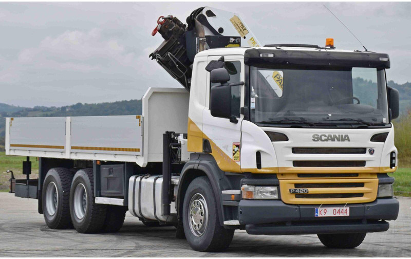 Scania P 420 - 栏板式/ 平板卡车, 起重车:图4 Scania P 420 - 栏板式/ 平板卡车, 起重车:图4