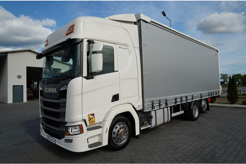 Scania R 450 / MEGA / 6x2 / FIRANKA - 8,2 m / SOLÓWKA / OŚ PODNOSZONA / - 侧帘卡车:图2 Scania R 450 / MEGA / 6x2 / FIRANKA - 8,2 m / SOLÓWKA / OŚ PODNOSZONA / - 侧帘卡车:图2